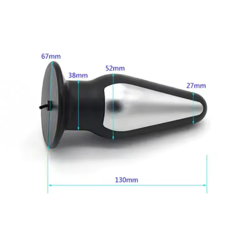 Electro Estimulador Anal con plug Grande - Imagen 2