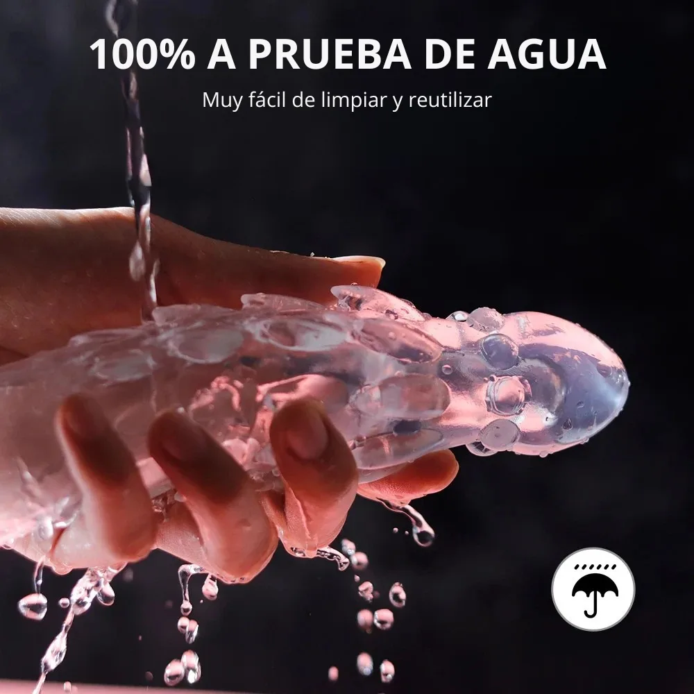 Funda peneana con Vibrador, escamas y agarre de testiculos - Imagen 5