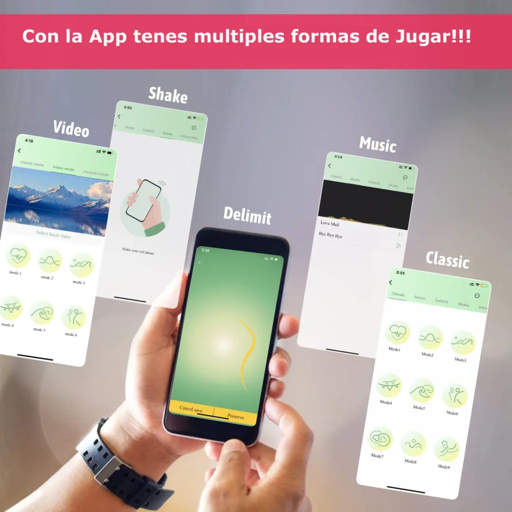 Vibrador Huevo Bala Inalámbrico Remoto Control Celular App - Bluethoot