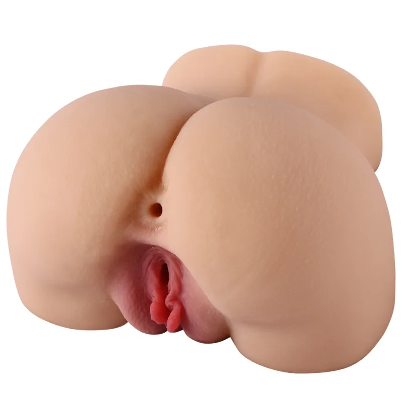Masturbador Cola y Vagina de silicona 17 x 15