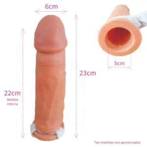 Protesis Peneana Semirigida Pellizcable Mod 8 (23×6cm): imagen 3