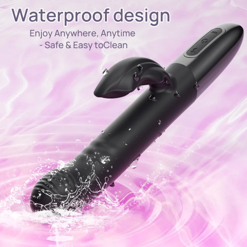 Vibrador Punto G con Movimiento y Rotación (Sube y Baja)