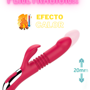 Vibrador Stretch 12 funciones con Penetración y Calentador - Sube y Baja: imagen 2